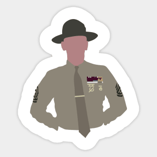 Gunnery Sargent Hartman Sticker